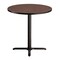 National Public Seating NPS Cafe Table, 36 Round, X Base, 36 Height CT13636XCMY - alternate 4